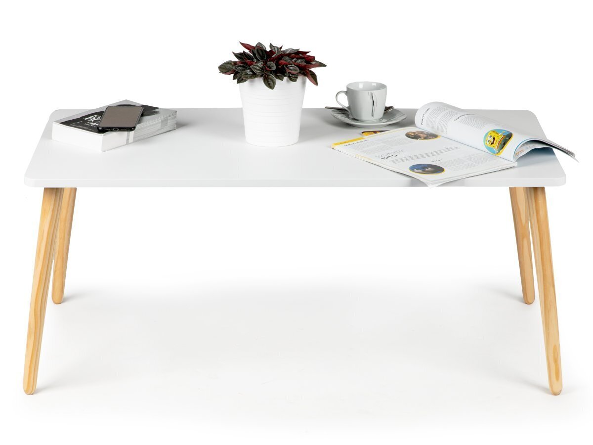 Moderns skandināvu kafijas galdiņš, 100 cm. cena un informācija | Žurnālgaldiņi | 220.lv