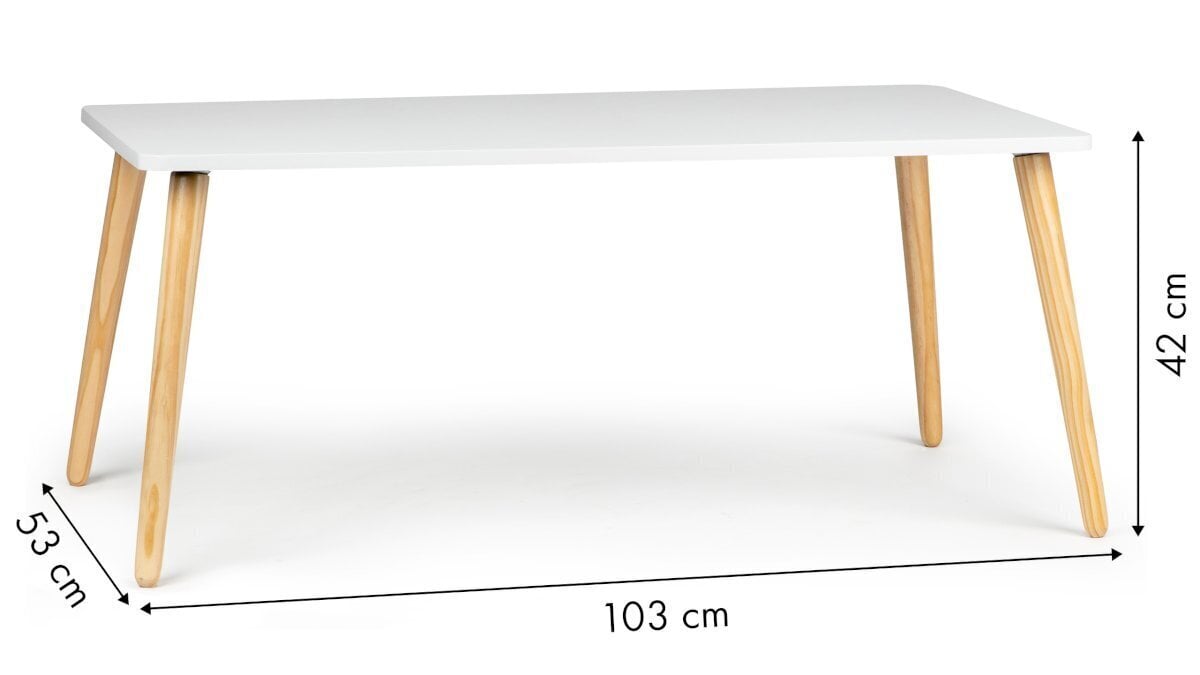 Moderns skandināvu kafijas galdiņš, 100 cm. cena un informācija | Žurnālgaldiņi | 220.lv