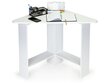 Moderns stūra datora galds, balts cena un informācija | Datorgaldi, rakstāmgaldi, biroja galdi | 220.lv