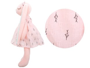 Талисман из плюша кролик, 35 см, розовый цена и информация | Мягкие игрушки | 220.lv