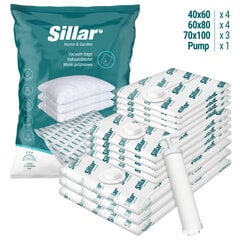 Набор вакуумных пакетов Sillar разных размеров 11 штук цена и информация | Мешки для одежды, вешалки | 220.lv