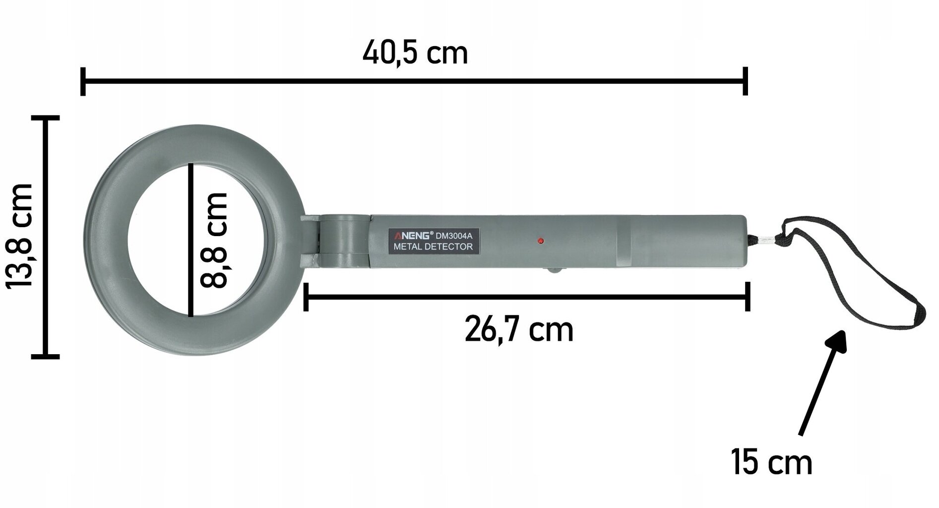 Manuālais metāla detektors GZ цена и информация | Metāla detektori | 220.lv