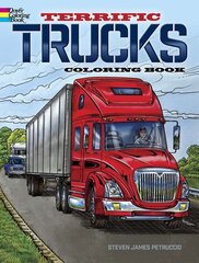 Terrific Trucks Coloring Book cena un informācija | Grāmatas mazuļiem | 220.lv