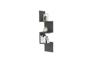 Полка Asir, 105,4x25x25 см, серый цена и информация | Полки | 220.lv