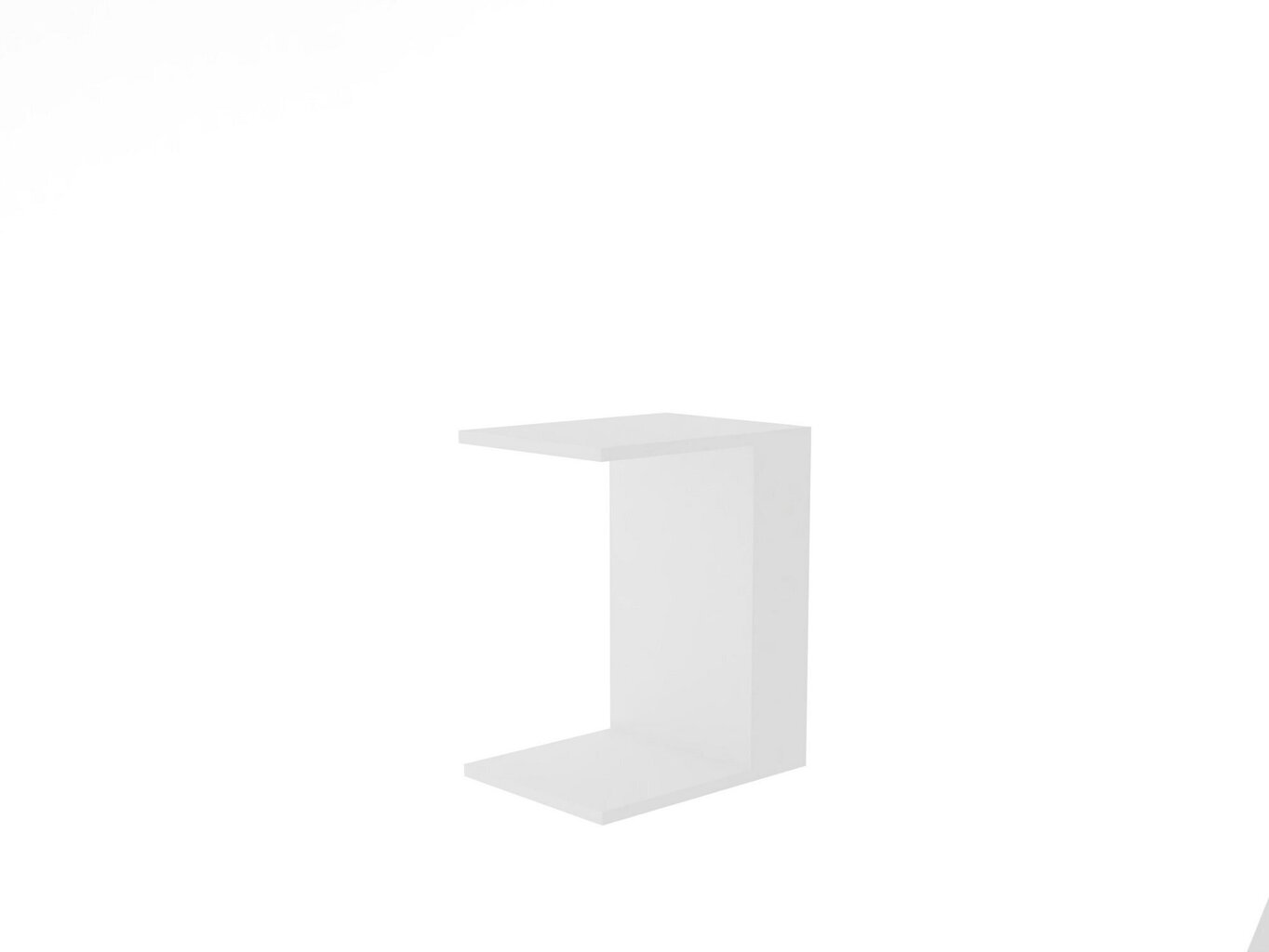 Kafijas galdiņš Asir, 30x50x40 cm, balts cena un informācija | Žurnālgaldiņi | 220.lv