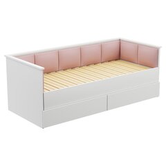 Кровать Гелиос 200х90 белый, с мягкими панелями цена и информация | Кровати | 220.lv