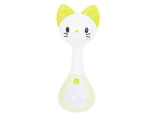 Жевательная игрушка со звуком и светом Кошка цена и информация | Игрушки для малышей | 220.lv