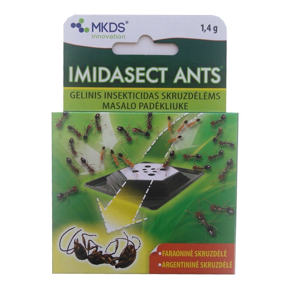 Insekticīds IMIDASECT ANTS ēsmas paplātē skudrām 1,4 g, gēls cena un informācija | Aizsardzībai pret kukaiņiem | 220.lv