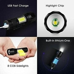 Wrrozz LED USB Mini zibspuldze, 2 gab. cena un informācija | Lukturi | 220.lv