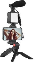 M1 mobilais video ierakstīšanas komplekts ar CHAAPIO mini statīvu cena un informācija | Fotokameru statīvi | 220.lv