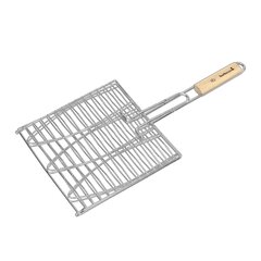 Grila režģis zivīm Barbecook FSC, 28x28 cm, sudraba cena un informācija | Grila, barbekjū piederumi un aksesuāri | 220.lv