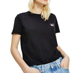 Футболка женская Tommy Hilfiger Jeans, черная цена и информация | Футболка женская | 220.lv