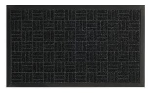 Дверной коврик Rubber, 45x75, черный цена и информация | Придверные коврики | 220.lv