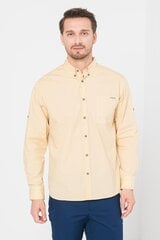 Krekls vīriešiem, dzeltens цена и информация | Мужские рубашки | 220.lv