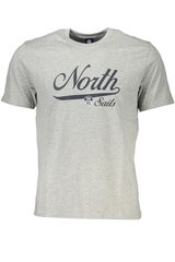 North Sails T-krekls vīriešiem 902835000, pelēks cena un informācija | Vīriešu T-krekli | 220.lv