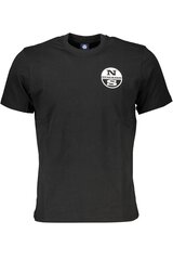 North Sails T-krekls vīriešiem 902838000, melns cena un informācija | Vīriešu T-krekli | 220.lv