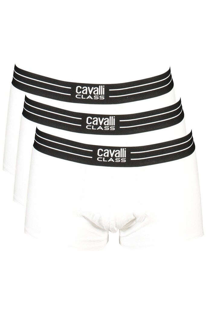 Šorti vīriešiem Cavalli Class BI00053, balti, 3 gab. cena un informācija | Vīriešu apakšbikses | 220.lv