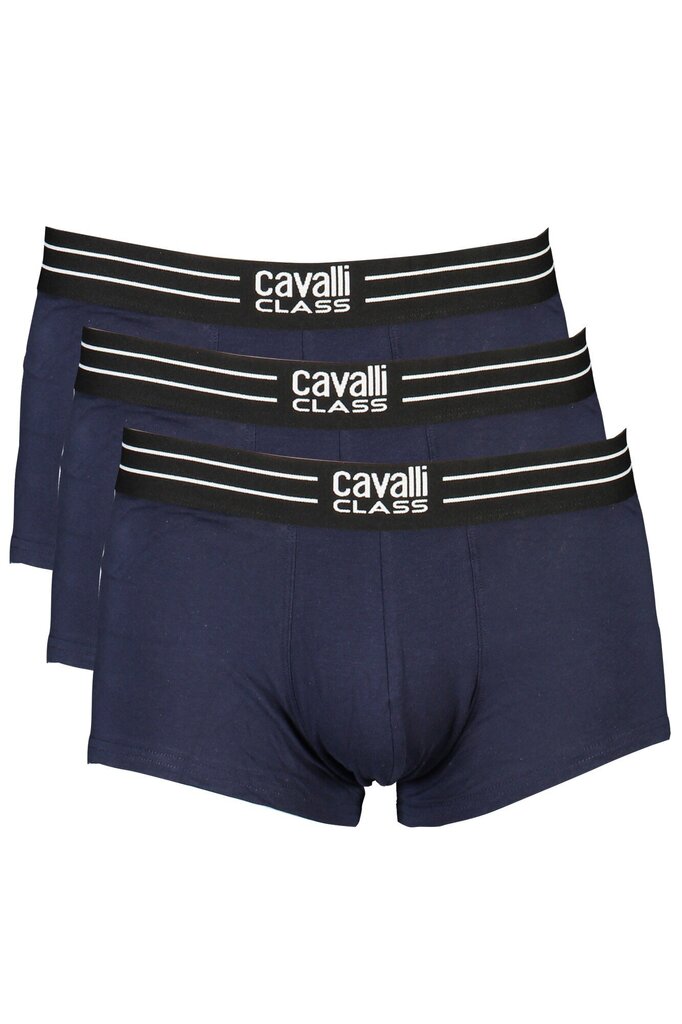 Šorti vīriešiem Cavalli Class BL04926, zili, 3 gab. цена и информация | Vīriešu apakšbikses | 220.lv