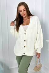 Džemperis sievietēm 26381, balts cena un informācija | Sieviešu džemperi | 220.lv