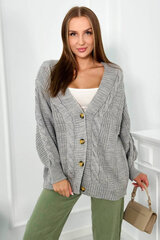 Džemperis sievietēm 26388, pelēks cena un informācija | Sieviešu džemperi | 220.lv