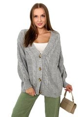 Džemperis sievietēm 26388, pelēks cena un informācija | Sieviešu džemperi | 220.lv