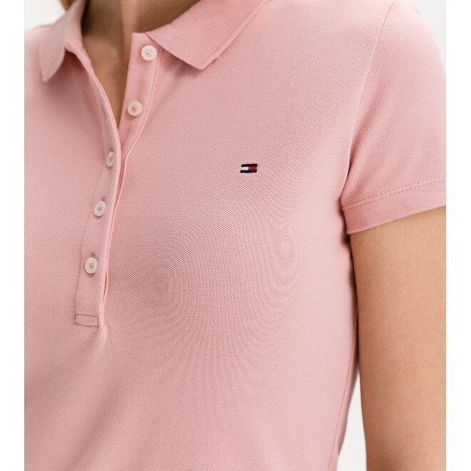 Tommy Hilfiger polo krekls sievietēm, rozā цена и информация | T-krekli sievietēm | 220.lv
