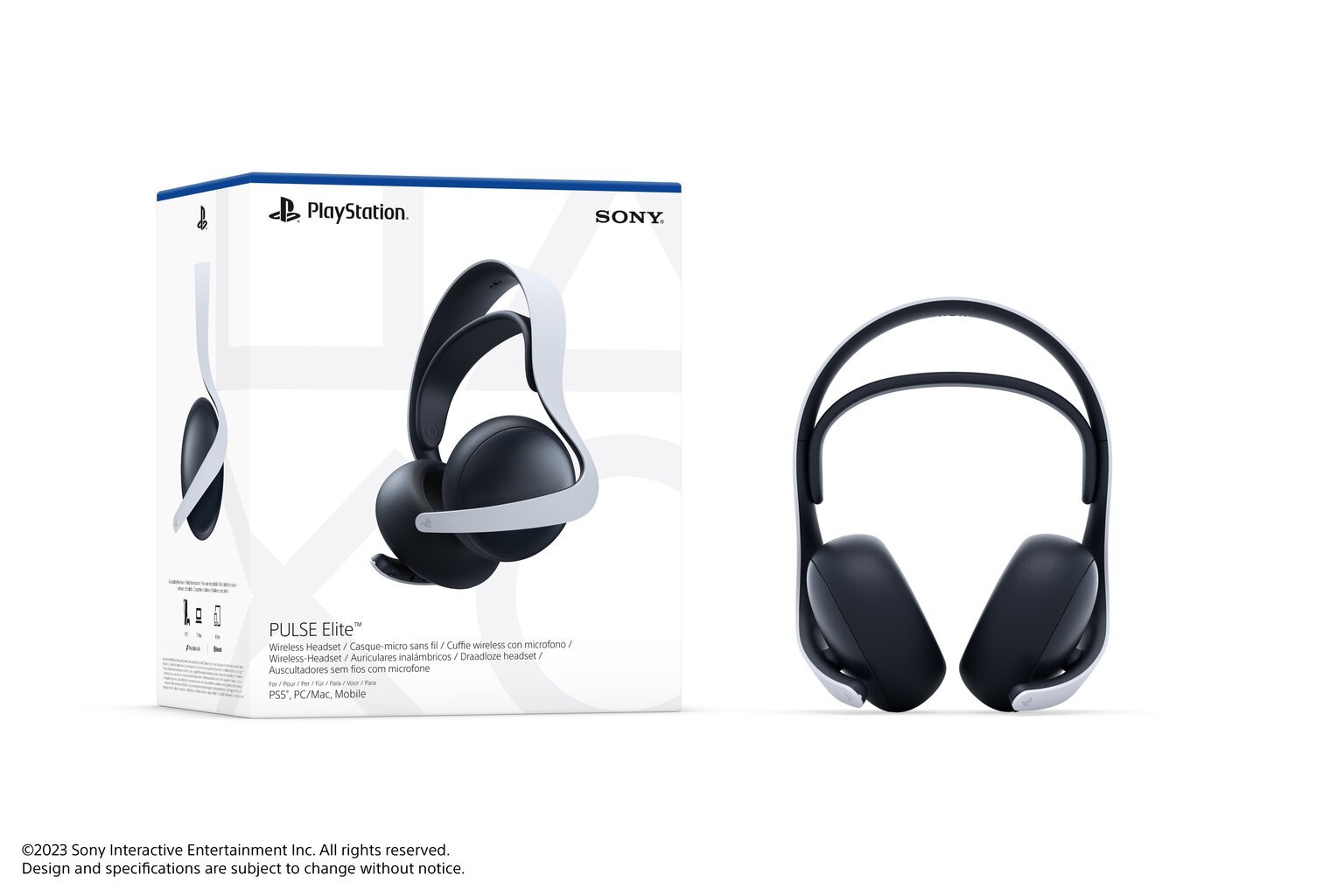 Sony PlayStation 5 PS5 Pulse Elite White cena un informācija | Austiņas | 220.lv