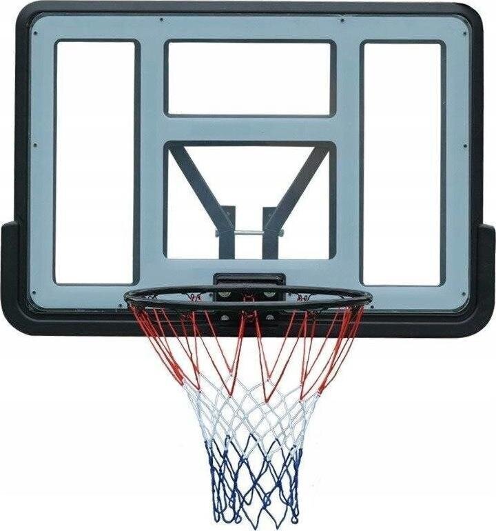 Basketbola dēlis Spartan Transparent, 110x75 cm cena un informācija | Basketbola grozi | 220.lv