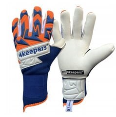 Вратарские перчатки 4keepers Equip Puesta, 9,5, синего цвета цена и информация | Тренировочные перчатки. Размер 5 | 220.lv