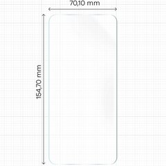 Bizon Motorola Moto G14 / G54 / G84 cena un informācija | Ekrāna aizsargstikli | 220.lv