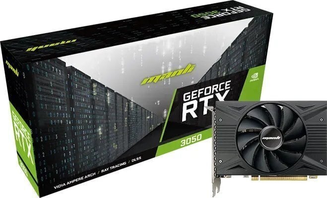 Manli GeForce RTX 3050 (N64030500M15800) cena un informācija | Videokartes (GPU) | 220.lv