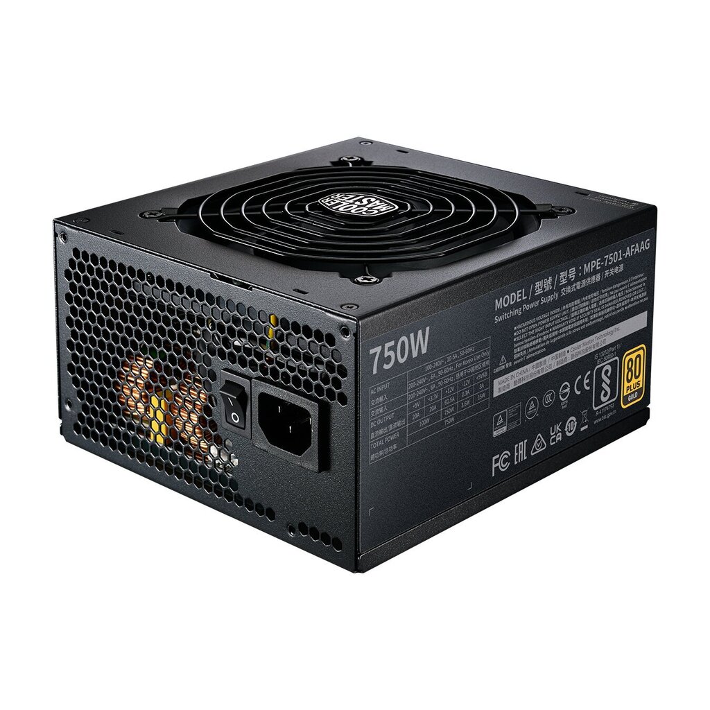 Cooler Master MWE Gold 750 V2 (MPE-7501-AFAAG-3EU) cena un informācija | Barošanas bloki (PSU) | 220.lv