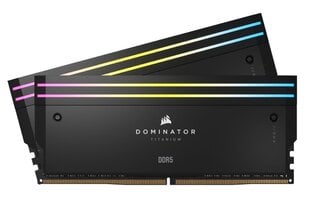 Corsair Dominator Titanium RGB (CMP32GX5M2B6400C32) cena un informācija | Operatīvā atmiņa (RAM) | 220.lv