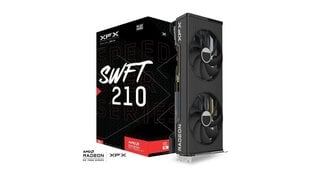 XFX Speedster SWFT 210 AMD Radeon RX 7600 XT (RX-76TSWFTFP) cena un informācija | Videokartes (GPU) | 220.lv