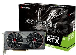 Biostar GeForce RTX 3060 Ti (VN3606TM82) cena un informācija | Videokartes (GPU) | 220.lv