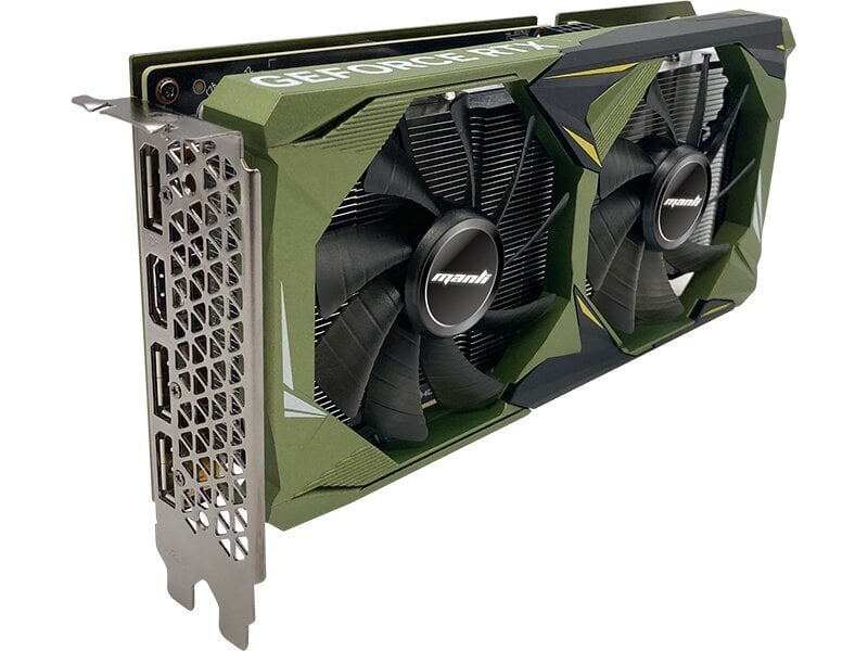 Manli GeForce RTX 4060 (M-NRTX4060/6RGHPPP-M2560) cena un informācija | Videokartes (GPU) | 220.lv