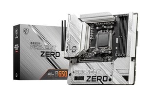 MSI B650M Project Zero cena un informācija | Mātesplates | 220.lv