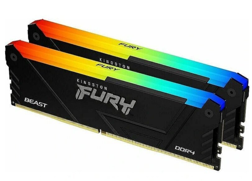 Kingston Fury Beast RGB (KF426C16BB2AK2/16) цена и информация | Operatīvā atmiņa (RAM) | 220.lv