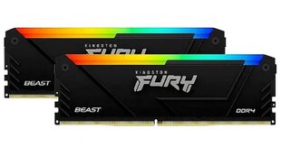 Kingston Fury Beast RGB (KF426C16BB2AK2/16) цена и информация | Оперативная память (RAM) | 220.lv