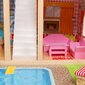 Leļļu māja ar mēbelēm Ecotoys, dzeltena cena un informācija | Rotaļlietas meitenēm | 220.lv