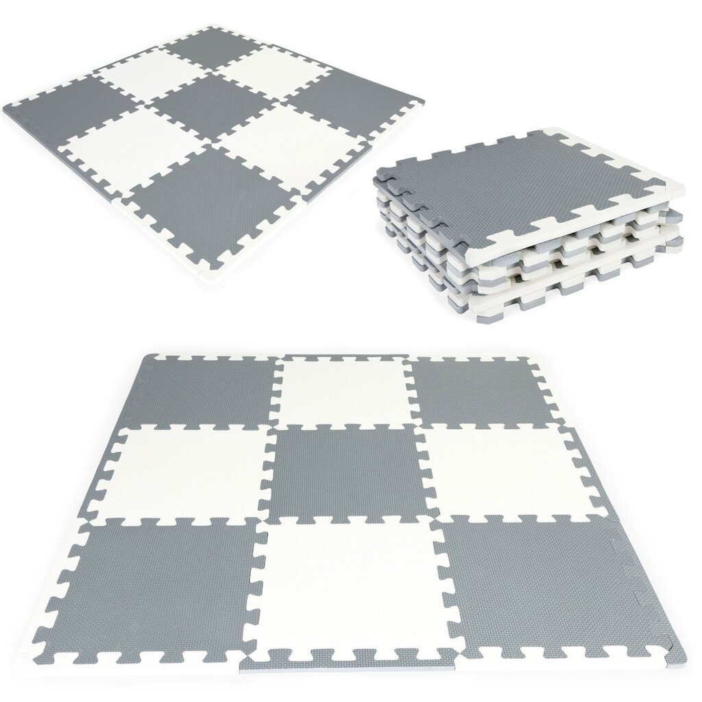 Paklājs-puzle Ecotoys, 9 gab. cena un informācija | Attīstošie paklājiņi | 220.lv