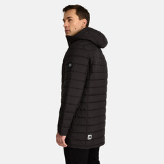 Huppa мужская утепленная длинная куртка весна-осень JARNO, черный цвет цена и информация | Мужские куртки | 220.lv