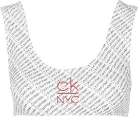 Calvin Klein bikini krūšturis sievietēm KW0KW01036, balts cena un informācija | Peldkostīmi | 220.lv