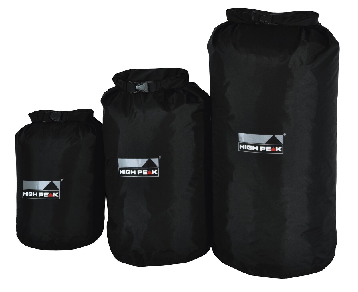 Burāšanas soma High Peak Drybag, 15 L, melna cena un informācija | Pārgājienu un ceļojumu mugursomas | 220.lv