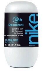Дезодорант для мужчин Nike Man Ultra Blue Roll-On, 50 мл цена и информация | Дезодоранты | 220.lv