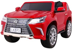 Divvietīgs bērnu elektromobilis Lexus LX570, sarkans цена и информация | Электромобили для детей | 220.lv