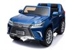 Divvietīgs elektromobilis bērniem Lexus LX570, zils cena un informācija | Bērnu elektroauto | 220.lv