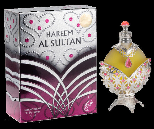 Eļļas smaržas Khadlaj Hareem Al Sultan Silver Perfumed Oil vīriešiem/sievietēm, 35 ml цена и информация | Sieviešu smaržas | 220.lv
