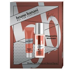 Komplekts Bruno Banani Magnetic Woman: dezodorants, 75 ml + dušas želeja, 50 ml цена и информация | Масла, гели для душа | 220.lv