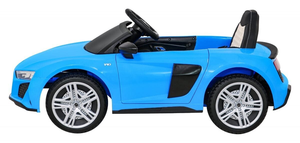 Vienvietīgs bērnu elektromobilis Audi R8 Lift, zils cena un informācija | Bērnu elektroauto | 220.lv